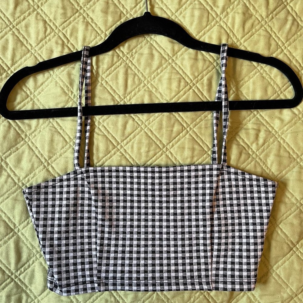 Zara plaid tank top
